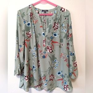 NYDJ floral shirt